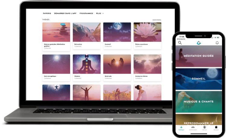 Mockup Gaia Meditation - Appareils